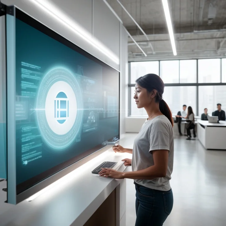 Group workshop participants interacting with an AI chatbot