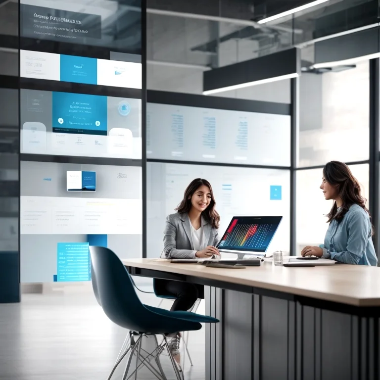 Students experimenting with a chatbot interface